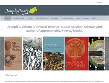 Tablet Screenshot of josephaamato.com